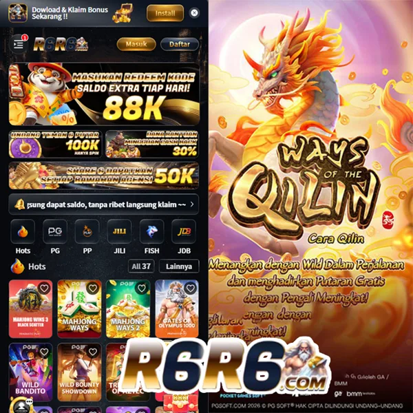 R6R6 Bonus Member Baru 100%